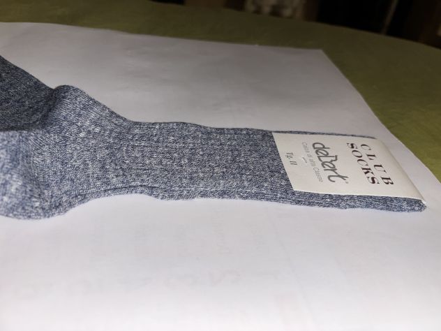 CALZE NUOVE CON CARTELLINO,UOMO,INTROVABILI,IN LINO,LEGGERE”DEBERT”MADE IN ITALY - Foto 6
