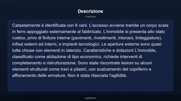 Immobile in asta di 129 m² con più di 5 locali in vendita a Montalto Uffugo - Foto 6
