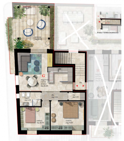 Appartamento in vendita a Cascina 76 mq Rif: 1225472