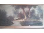 olio su tela 60x120 (bosco) Franco Floriano salani