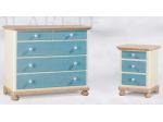 Comò In Legno Shabby Chic in legno abete spazzolato