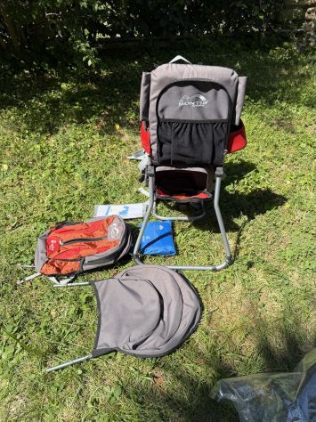 Zaino portabambino trekking Montis Explore Evolution completo – fino a 25 kg - Foto 8