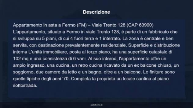 Immobile in asta di 102 m² con più di 5 locali in vendita a Fermo - Foto 14