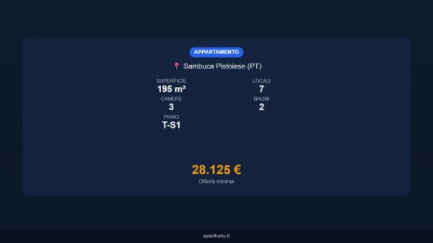 Immobile in asta di 195 m² in vendita a Sambuca Pistoiese - Foto 16