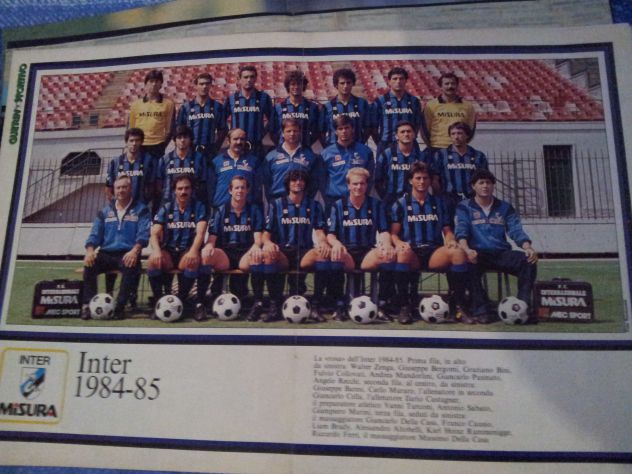 R131 - POSTER SQUADRA INTER 1984/85