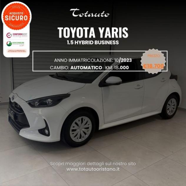 TOYOTA Yaris 1.5 Hybrid 5 porte Business rif. 24100230