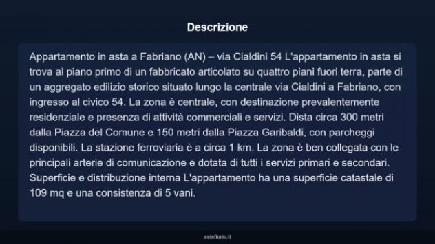 Immobile in asta di 109 m² in vendita a Fabriano - Foto 3