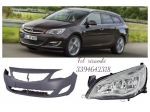 Opel Astra paraurti fanale cofano ossatura radiatori frontale
