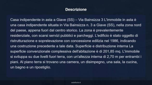 Immobile in asta di 201 m² in vendita a Giave - Foto 6
