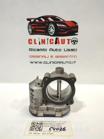 CORPO FARFALLATO MERCEDES SLK W171 2° Serie A1110980109 0280750045 271944 benzina 1796 (0411)