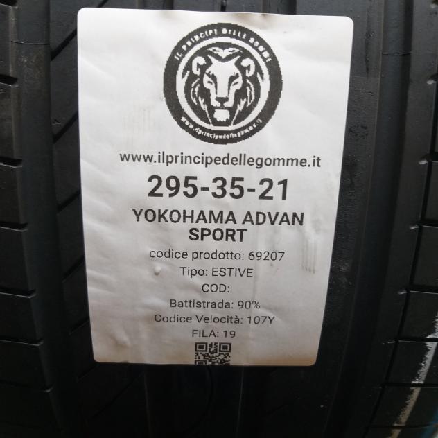 2 GOMME 295 35 21 YOKOHAMA A69207 - Foto 2