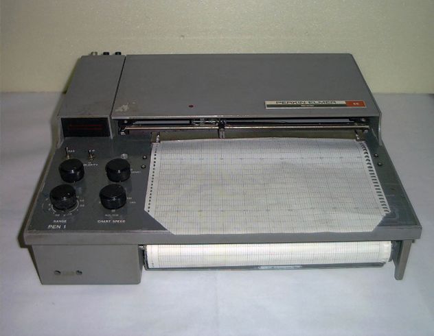 Registratore Perkin Elmer, vintage scientifico