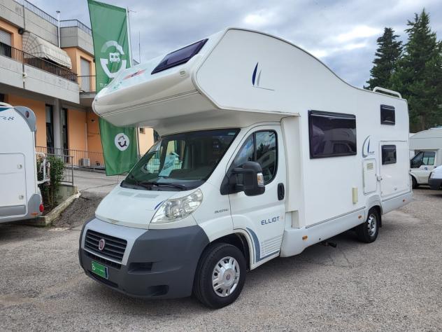 CAMPER CI DUCATO MANSARDATO 7 POSTI LETTI CASTELLO CLIMATIZZATORE DOPPIA DINETTE GENERALI USATO - Foto 2
