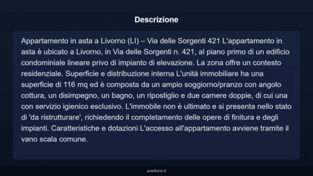 Immobile in asta di 116 m² in vendita a Livorno - Foto 5