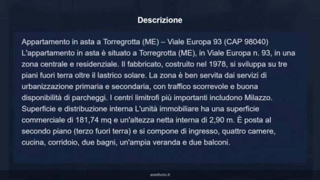 Immobile in asta di 181 m² con più di 5 locali in vendita a Torregrotta - Foto 13
