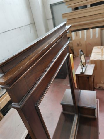 Specchiera in stile antico in legno massello - Foto 5
