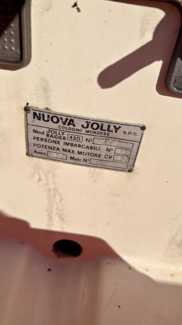 Gommone Nuova Jolly Raider 420 + Mercury 20 CV + carrello - Foto 10