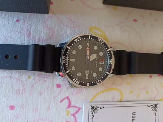 Orologio Sportivo Impermeabile Uomo Silicone Quarzo Calendario - Foto 3