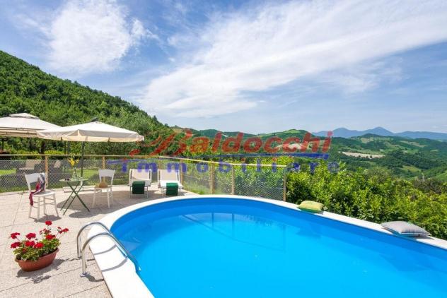 CASA INDIPENDENTE POSIZIONE ALTAMENTE PANORAMICA CON PISCINA - Foto 7