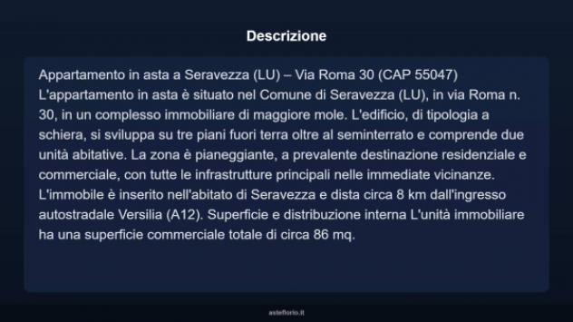 Immobile in asta di 86 m² in vendita a Seravezza - Foto 4