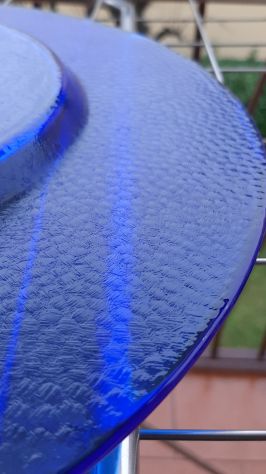 SOTTOPIATTI MULTIUSO IVV DESIGN-MADE IN ITALY- VETRO  BLU 34 CM. - Foto 5