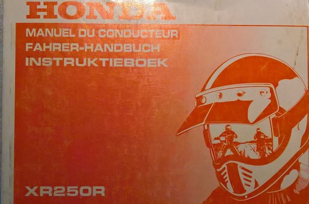 Honda XL XR XLV 250 350 500 750 650 CB 400 CBR900RR libretti uso manutenzione - Foto 3