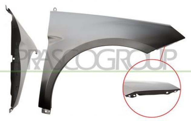 PARAFANGO ANT.D. ME4203003 Carrozzeria  Lamierati esterni  Fiancate  Parafango ant. MERCEDES - CLASSE B W245 - 2005  2008