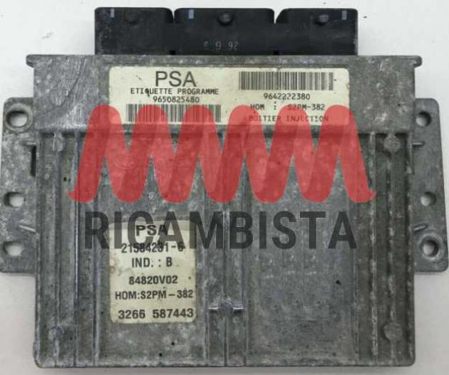 9650825480 9642222380 Citroen Berlingo 1.4 centralina motore Sagem