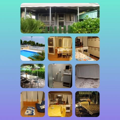 Bungalow con veranda sul lago di Garda