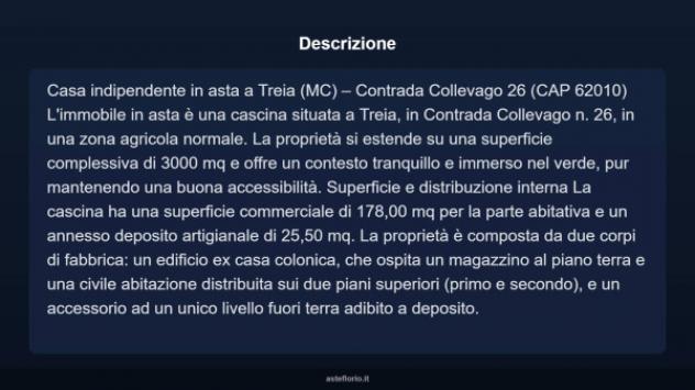Immobile in asta di 178 m² in vendita a Treia - Foto 3