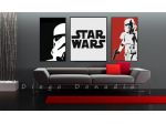 Set quadri Star Wars dipinto a mano pop art