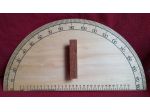 goniometro gigante in legno  cm.20x40