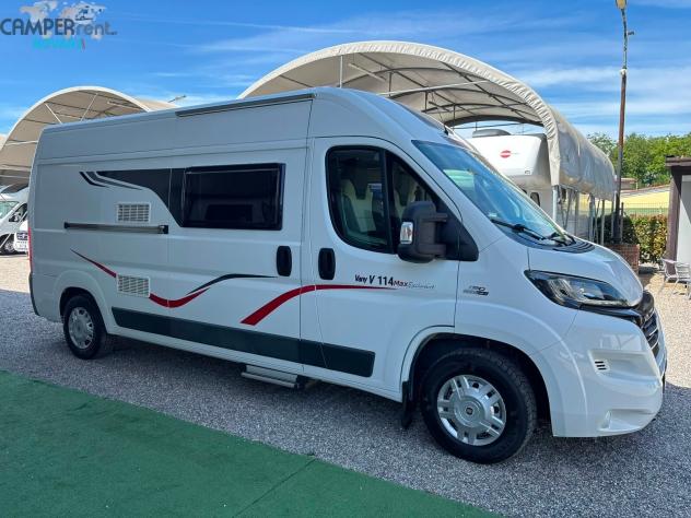 CHALLENGER VANY V 114 MAX EXCLUSIVE - Furgonato con doppio letto matrimoniale in coda