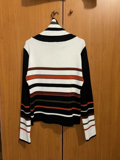 MAGLIONE CON COLLO LARGO E ALTO RIPIEGABILE MARCA”LATTE MIELE TREND GIRL”MADE IN - Foto 8