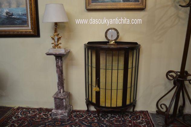 Vetrina-cristalliera stile Art Déco del XX secolo - Foto 9
