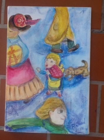 Quadretto 20 X 30, figure di fantasia - Foto 2