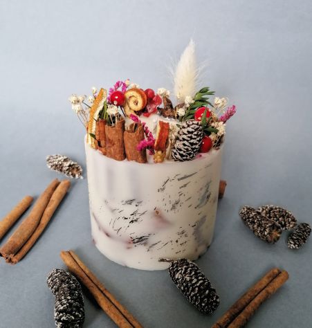 Candele di Soia e Fiori secchi naturali - Foto 2