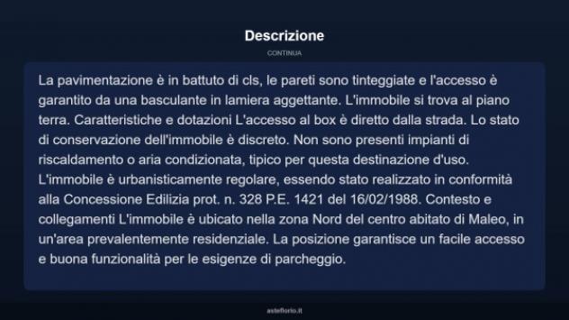 Immobile in asta di 14 m² in vendita a Maleo - Foto 8