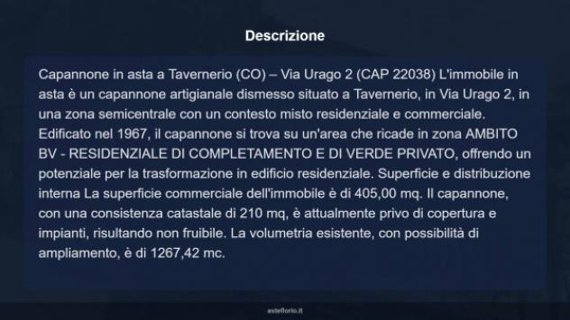 Immobile in asta di 405 m² in vendita a Tavernerio - Foto 8