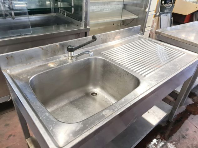 lavatoio inox per pentole usato - Foto 4