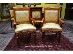 Coppia di poltrone capotavola stile olandese