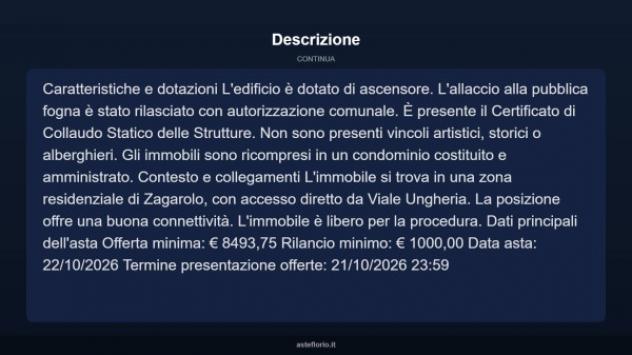 Immobile in asta di 17 m² in vendita a Zagarolo - Foto 5