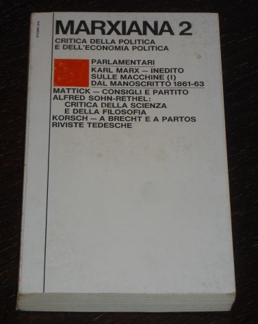 MARXIANA 2, Enzo Modugno, Editore DEDALO, 1a edizione 1 gennaio 1976. - Foto 3