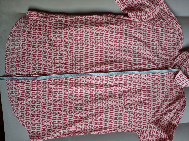 camicia estate uomo, Indigo Island, squali motif 100% cotone - Foto 4