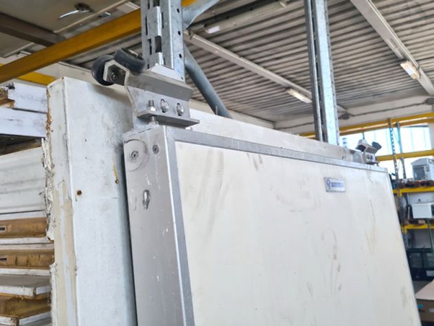 porta per celle con rotaia di scorrimento usata - Foto 5