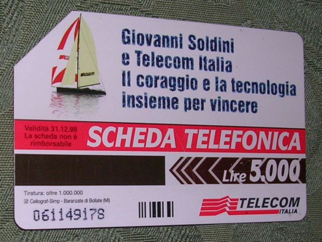 SCHEDA TELEFONICA ITALIA 54U