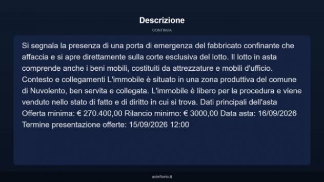 Immobile in asta di 686 m² in vendita a Nuvolento - Foto 4