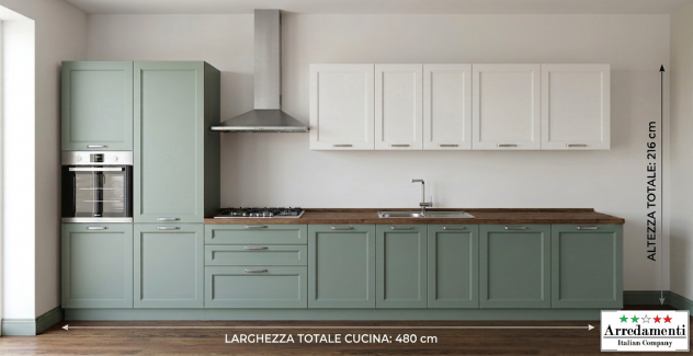 CUCINA LINEARE MODERNA COMPONIBILE CON ELETTRODOMESTICI COMPRESI CUCINE - Foto 2