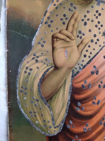 ANTICA STAMPA SACRA ANNI 20 CON IMMAGINE DEL CRISTO - Foto 7