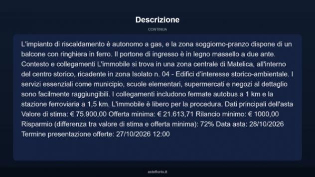 Immobile in asta di 86 m² in vendita a Matelica - Foto 14